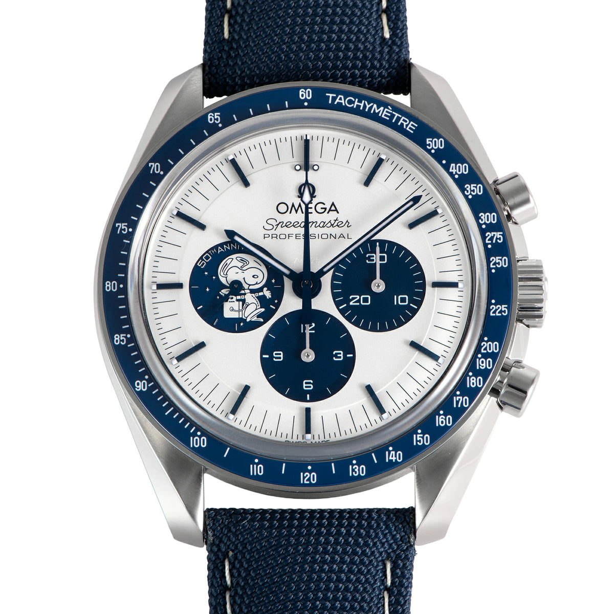 Omega Speedmaster Professional Silver Snoopy Award 50th Anniversary