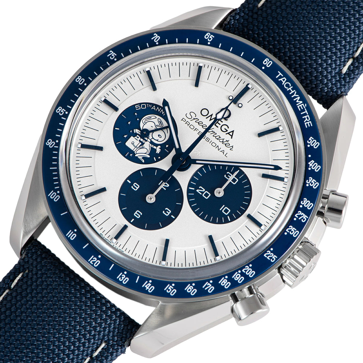 Omega Speedmaster Professional Silver Snoopy Award 50th Anniversary