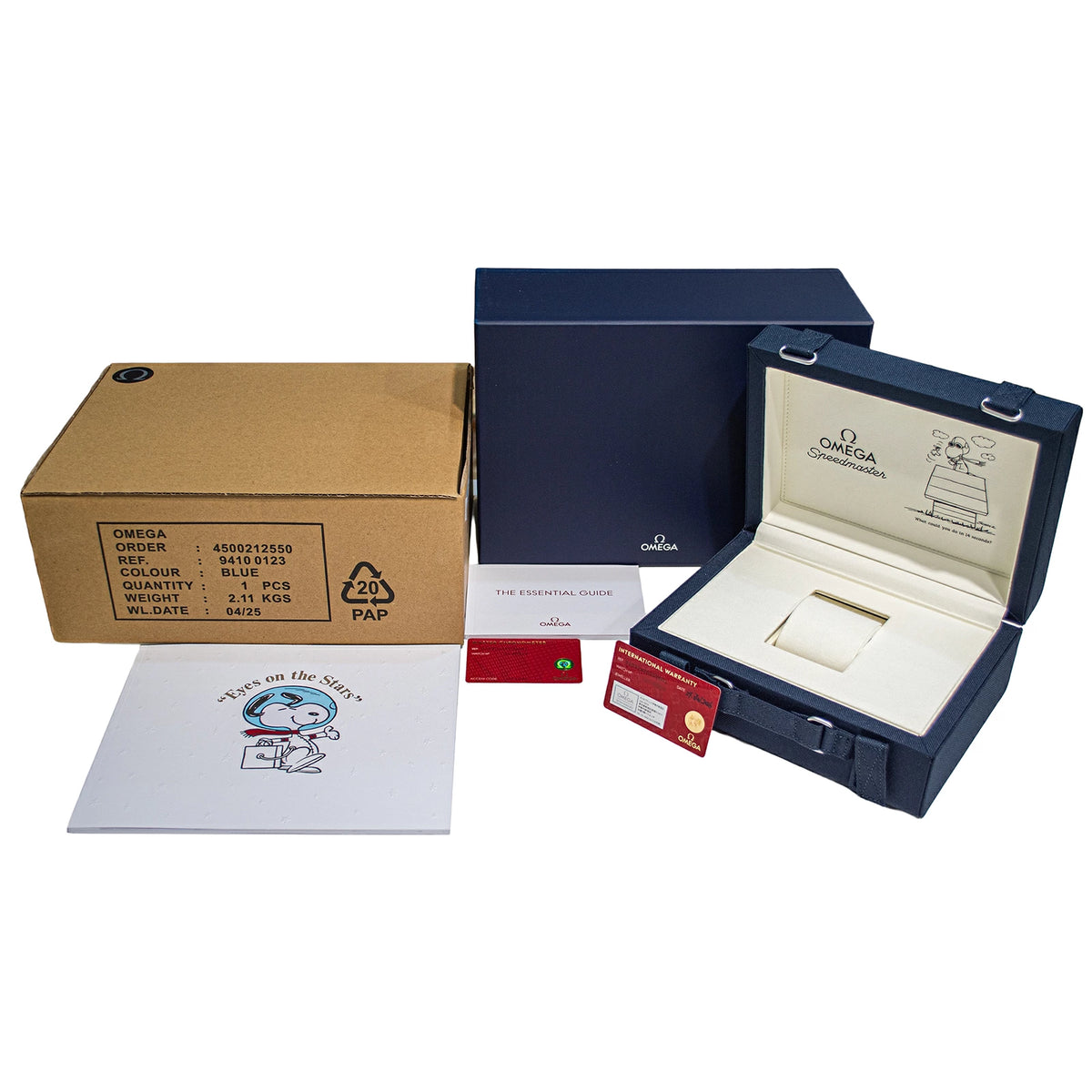 Omega Speedmaster Professional Silver Snoopy Award 50th Anniversary