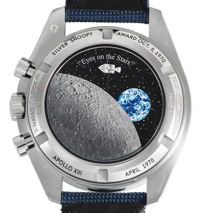 Omega Speedmaster Professional Silver Snoopy Award 50th Anniversary