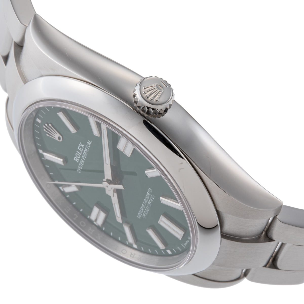 ROLEX OYSYER PERPETUAL 41 GREEN Ref.124300 SS Ca.2024
