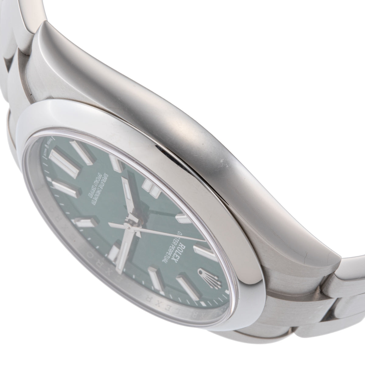 ROLEX OYSYER PERPETUAL 41 GREEN Ref.124300 SS Ca.2024