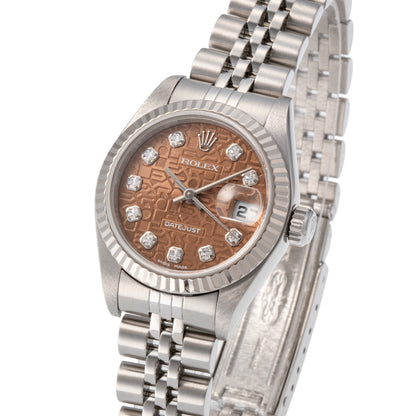 ROLEX DATEJUST HAVANA JUBILEE DIAL SET 79174G Ser.Y Ca.2002
