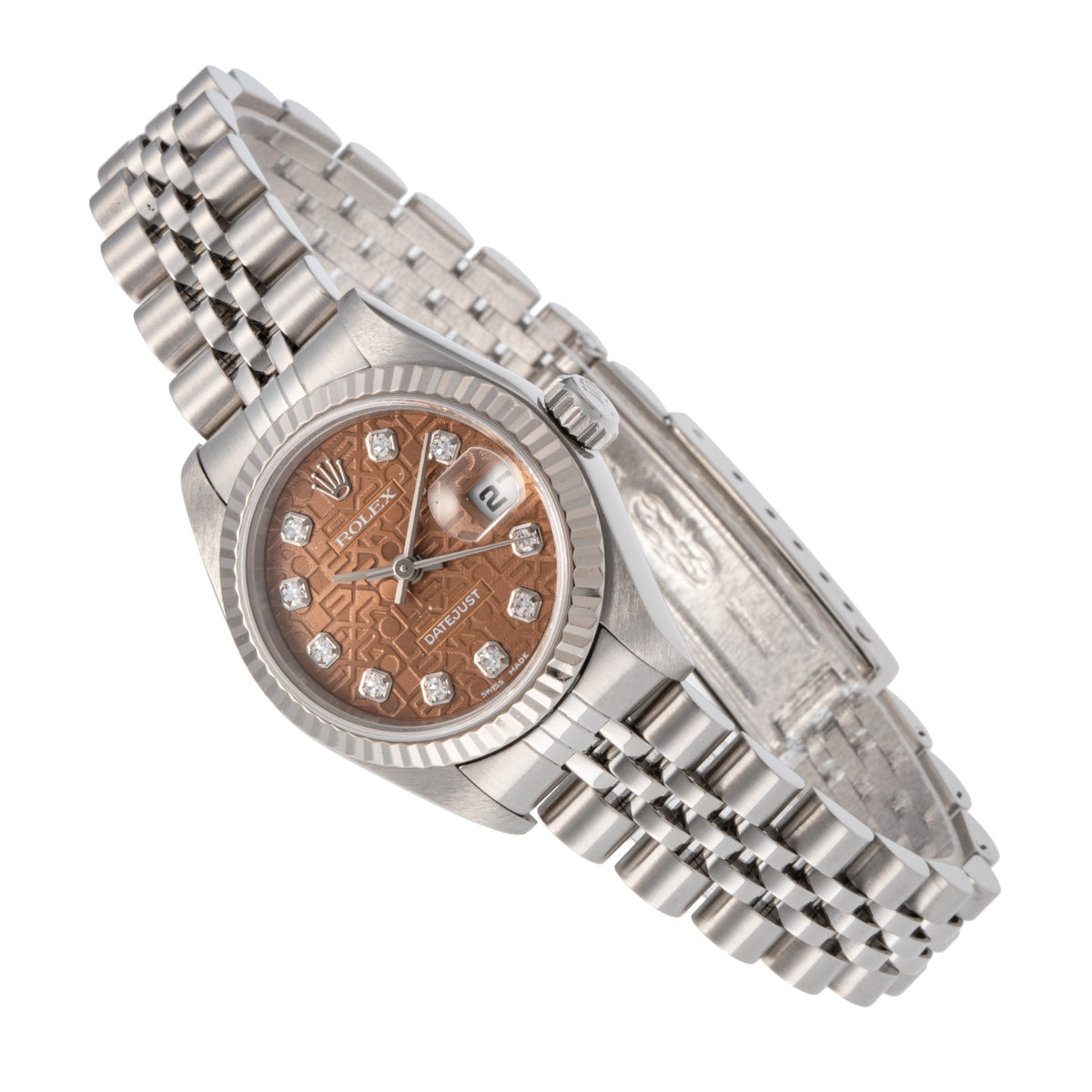 ROLEX DATEJUST HAVANA JUBILEE DIAL SET 79174G Ser.Y Ca.2002