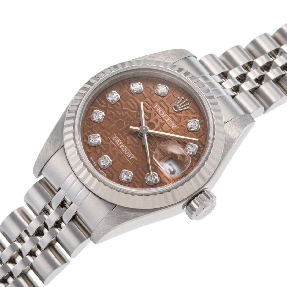 ROLEX DATEJUST HAVANA JUBILEE DIAL SET 79174G Ser.Y Ca.2002