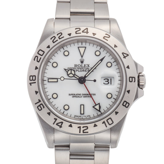 ROLEX EXPLORER 2 Ref.16570 SS WHITE DIAL