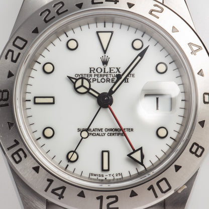 ROLEX EXPLORER 2 Ref.16570 SS WHITE DIAL