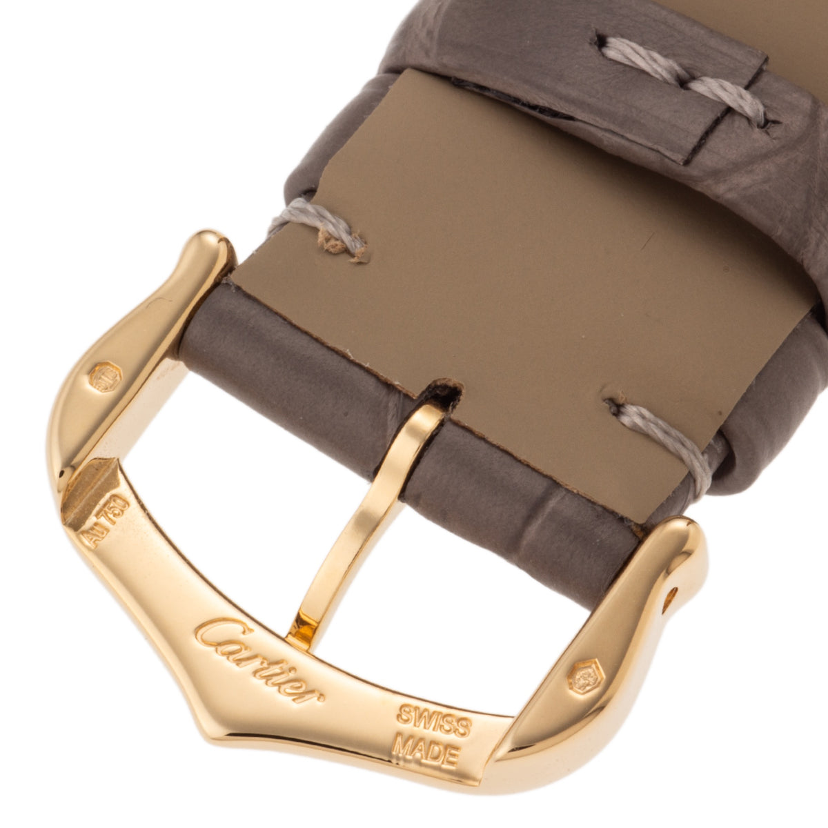 CARTIER SANTOS DUMONT LM GRAY LACQUER Ref.WGSA0097 ARABIC DIAL YG Ca.2024 ONE SHOT PRODUCTION