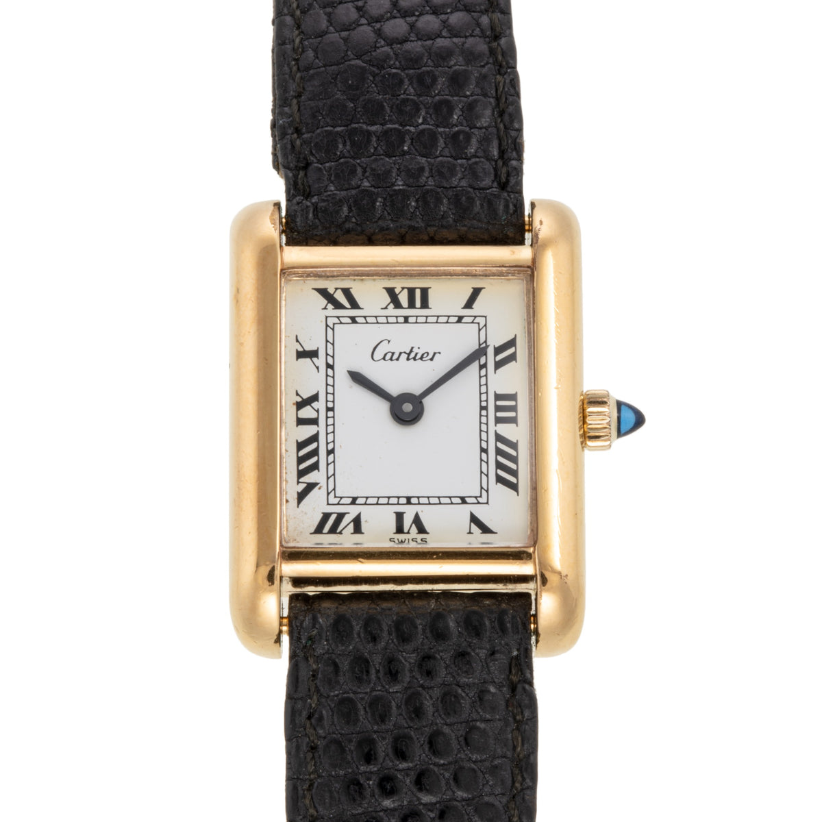 CARTIER MUST TANK VERMIEL SM MECHANICAL Ref.25705 SV/YGP Ca.1970s