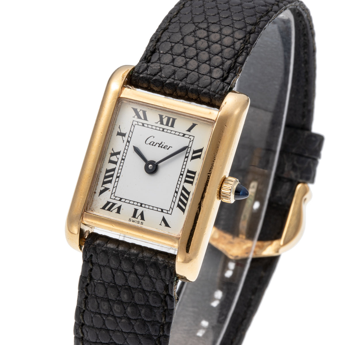 CARTIER MUST TANK VERMIEL SM MECHANICAL Ref.25705 SV/YGP Ca.1970s