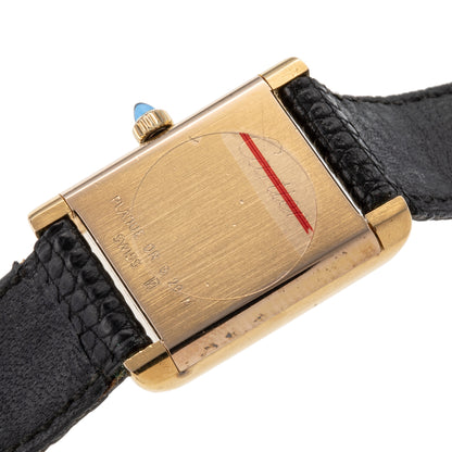 CARTIER MUST TANK VERMIEL SM MECHANICAL Ref.25705 SV/YGP Ca.1970s