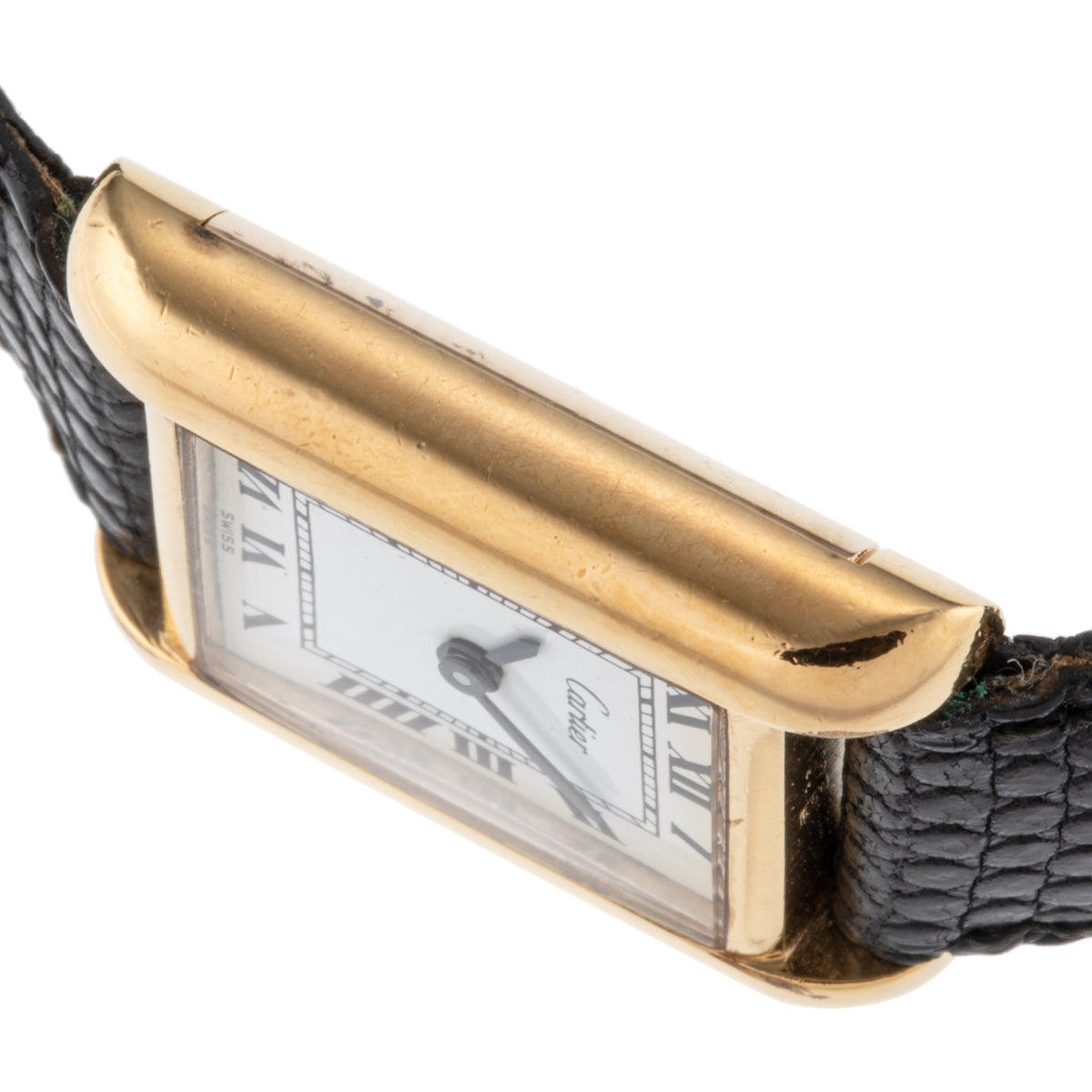CARTIER MUST TANK VERMIEL SM MECHANICAL Ref.25705 SV/YGP Ca.1970s