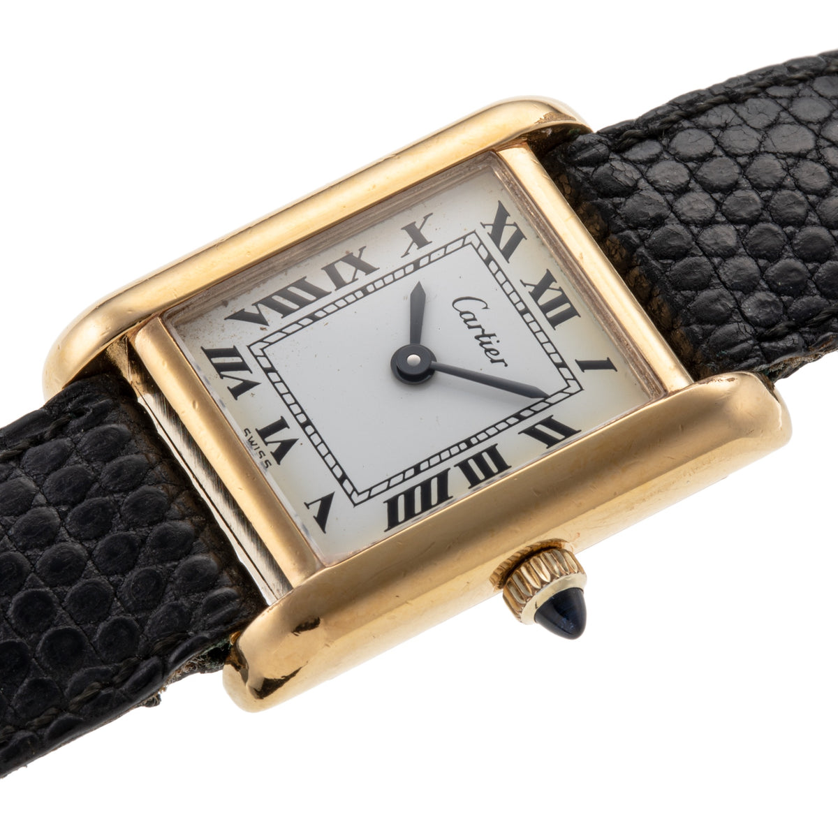 CARTIER MUST TANK VERMIEL SM MECHANICAL Ref.25705 SV/YGP Ca.1970s